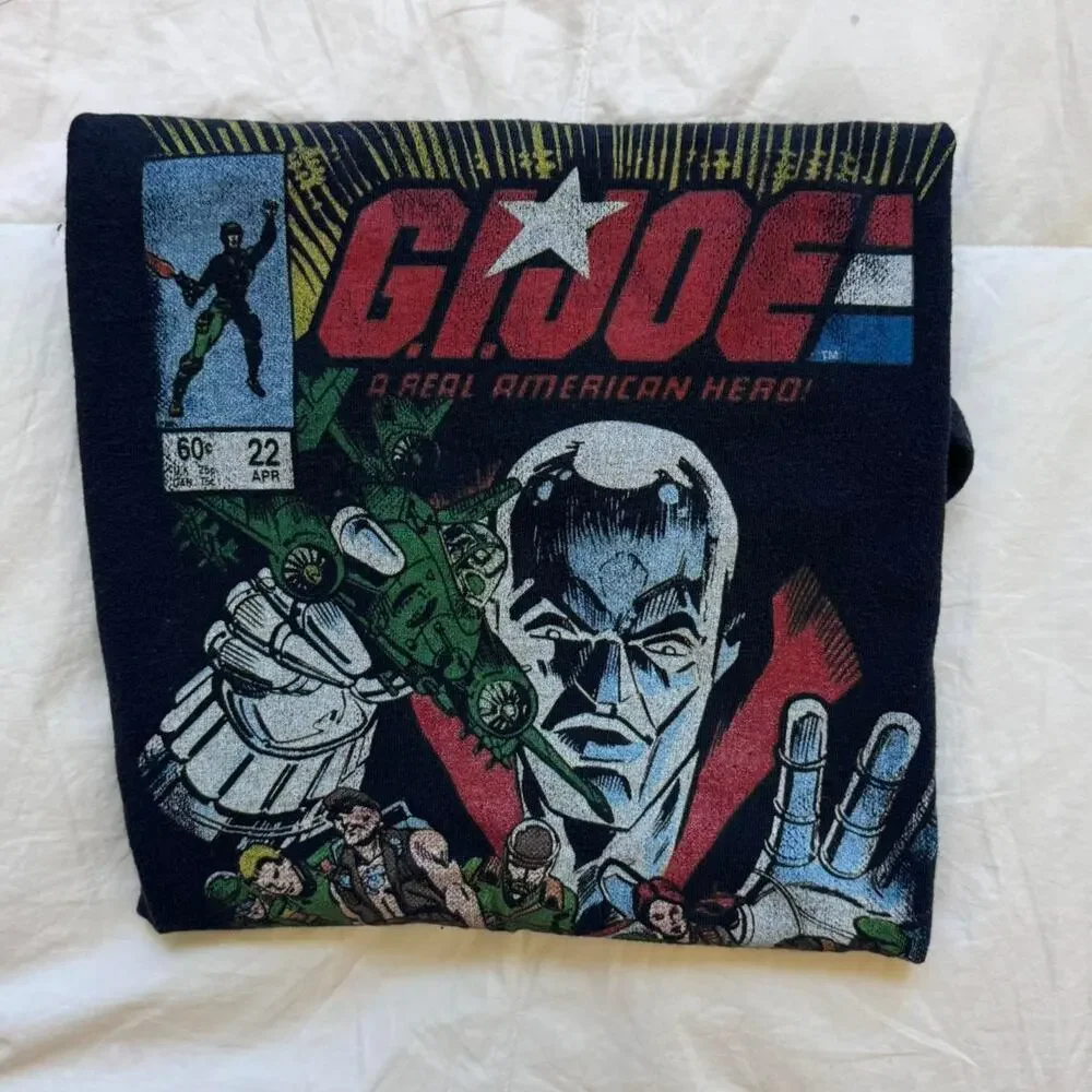 gap Gi joe comic book graphic tee boys large navy blue short sleeve‎ casual